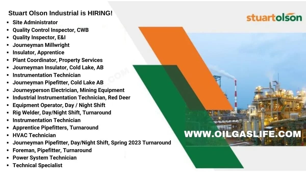 Stuart Olson Industrial Jobs Canada